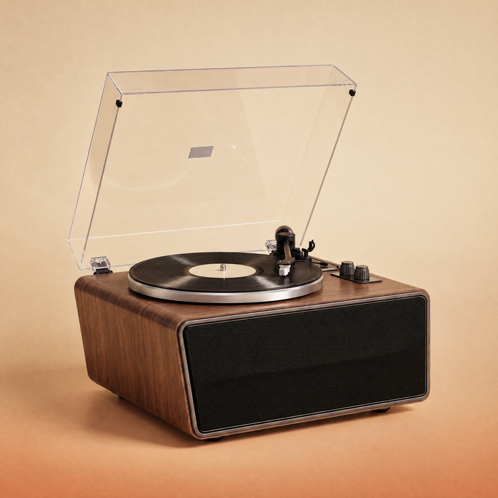Le Sonnet, platine tout-en-un effet noyer